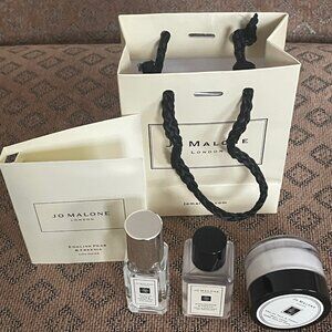Jo Malone London quartet of travel products in English Pear- NWT